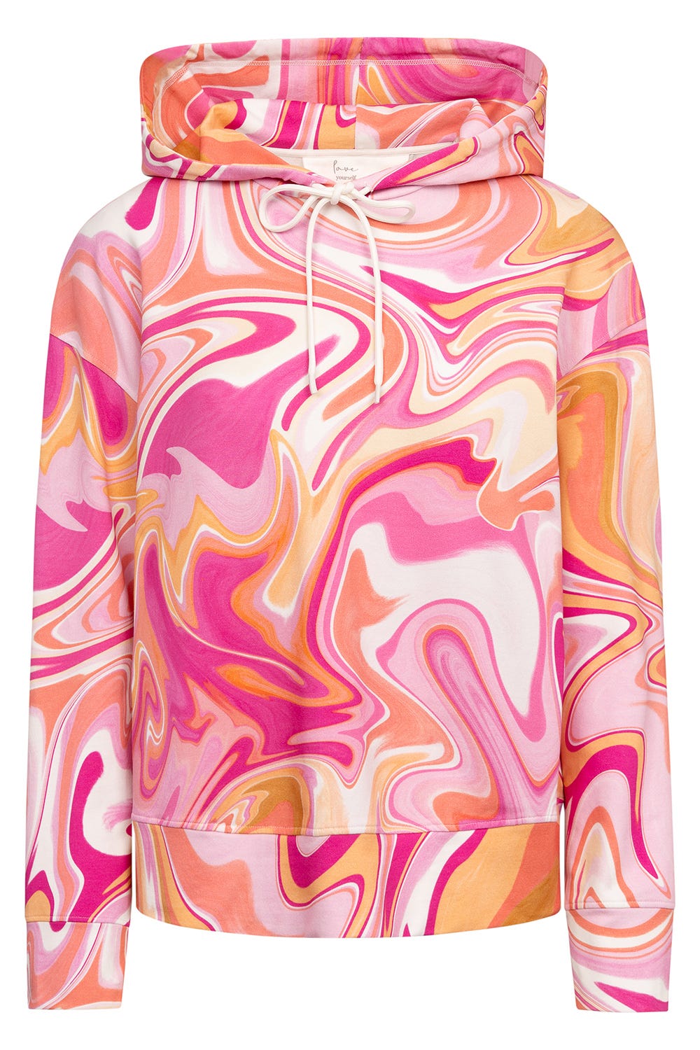 Hollowbild von Sweatshirt im Batikdruck Baumwolle/Elasthan