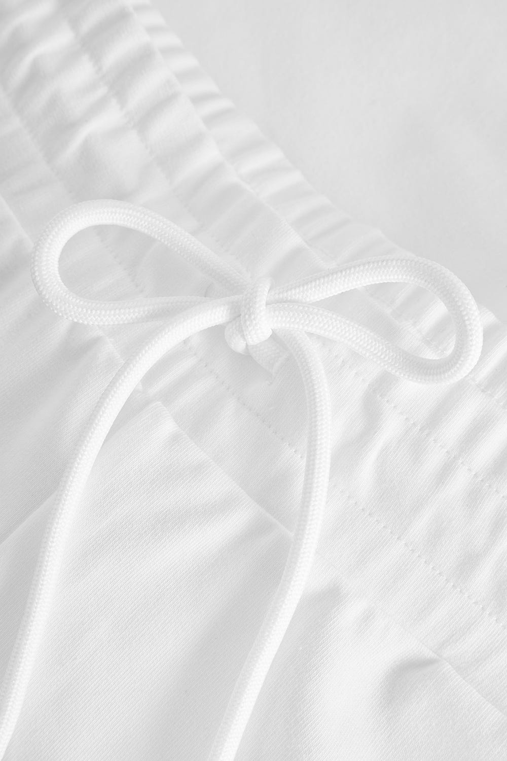 Detailbild 2 von Sweat Bermuda in Weiß sportiv Baumwolle/Elasthan
