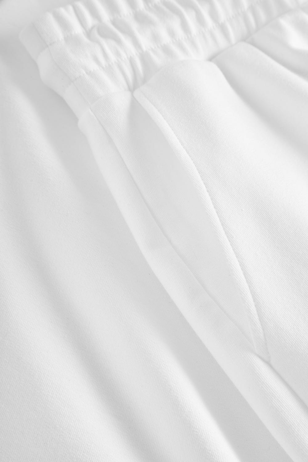 Detailbild 3 von Sweat Bermuda in Weiß sportiv Baumwolle/Elasthan