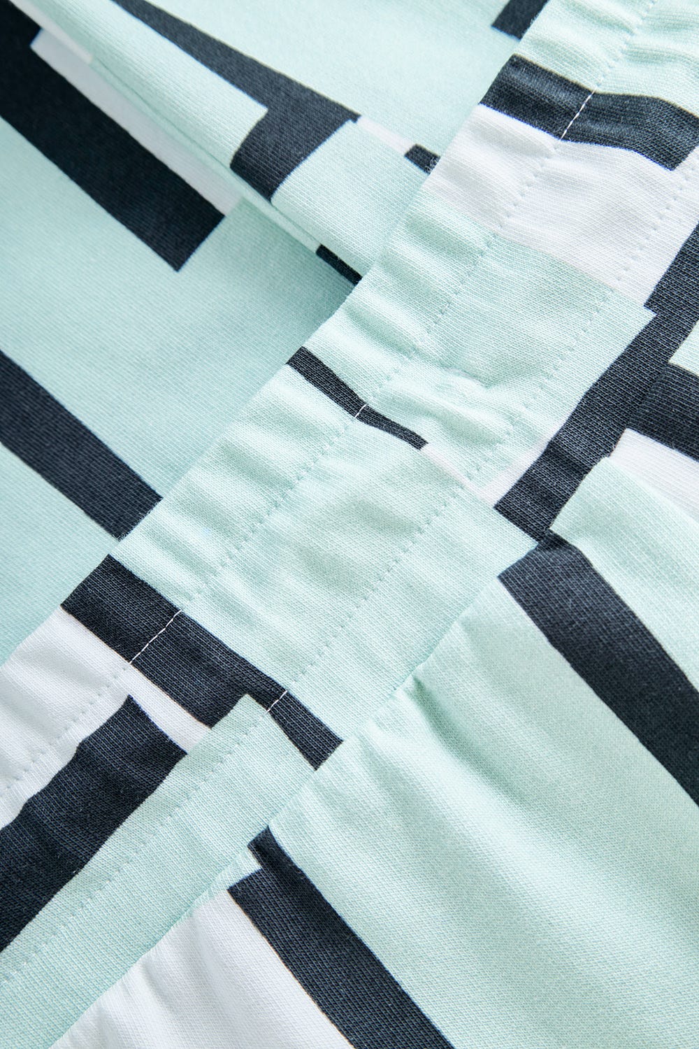 Detailbild 3 von Sweathose im Letter-Print Türkis Baumwolle/Elasthan