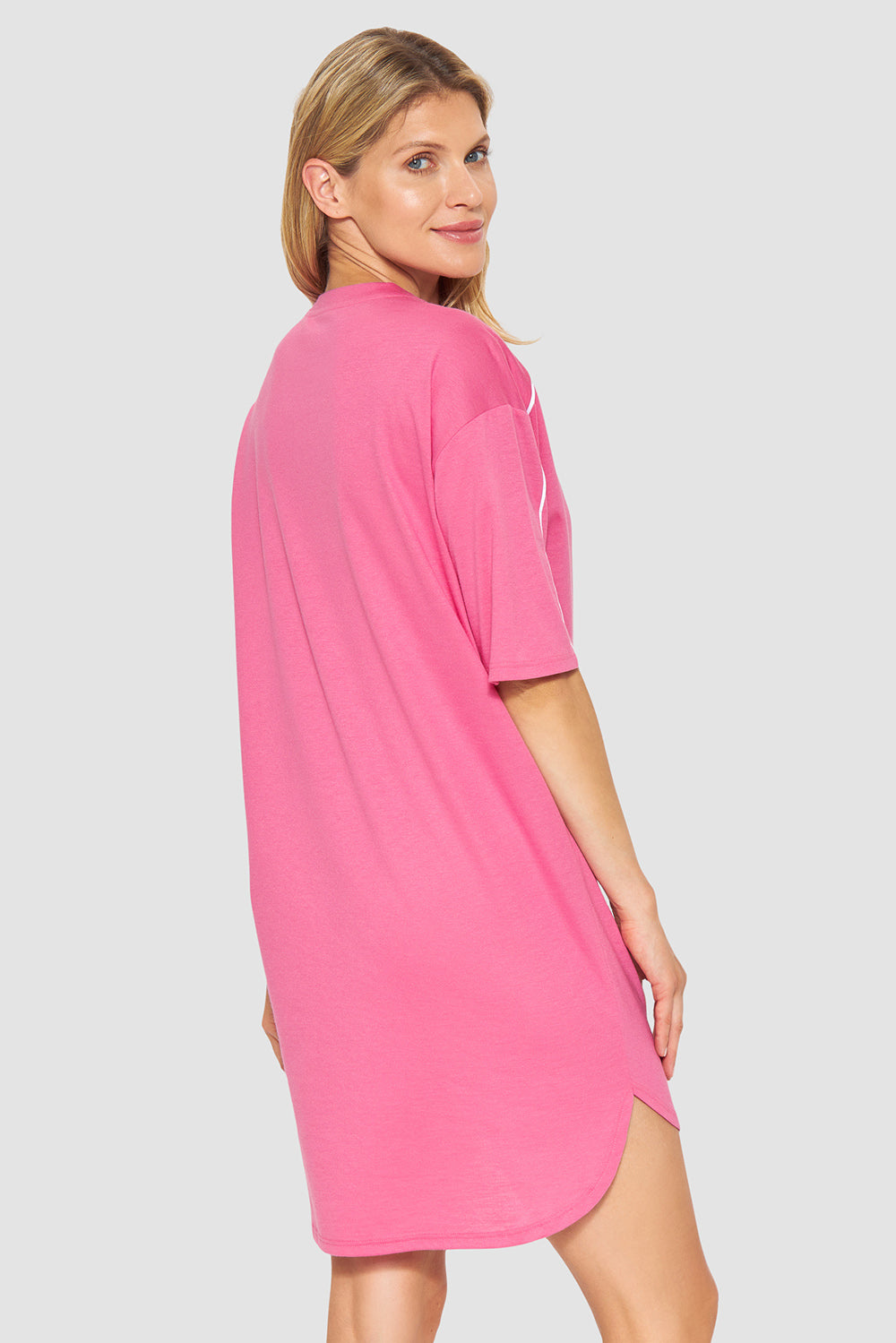 Rückansicht von Rösch Nachthemd Knielang