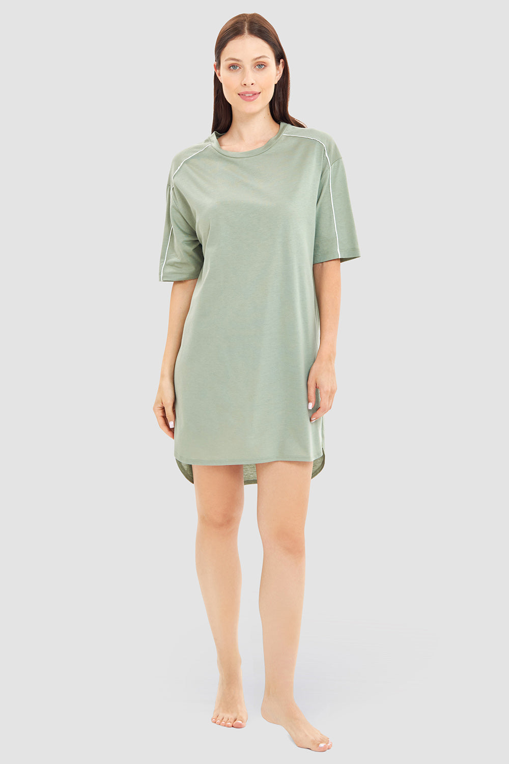 Frontalbild von Rösch Nachthemd Knielang