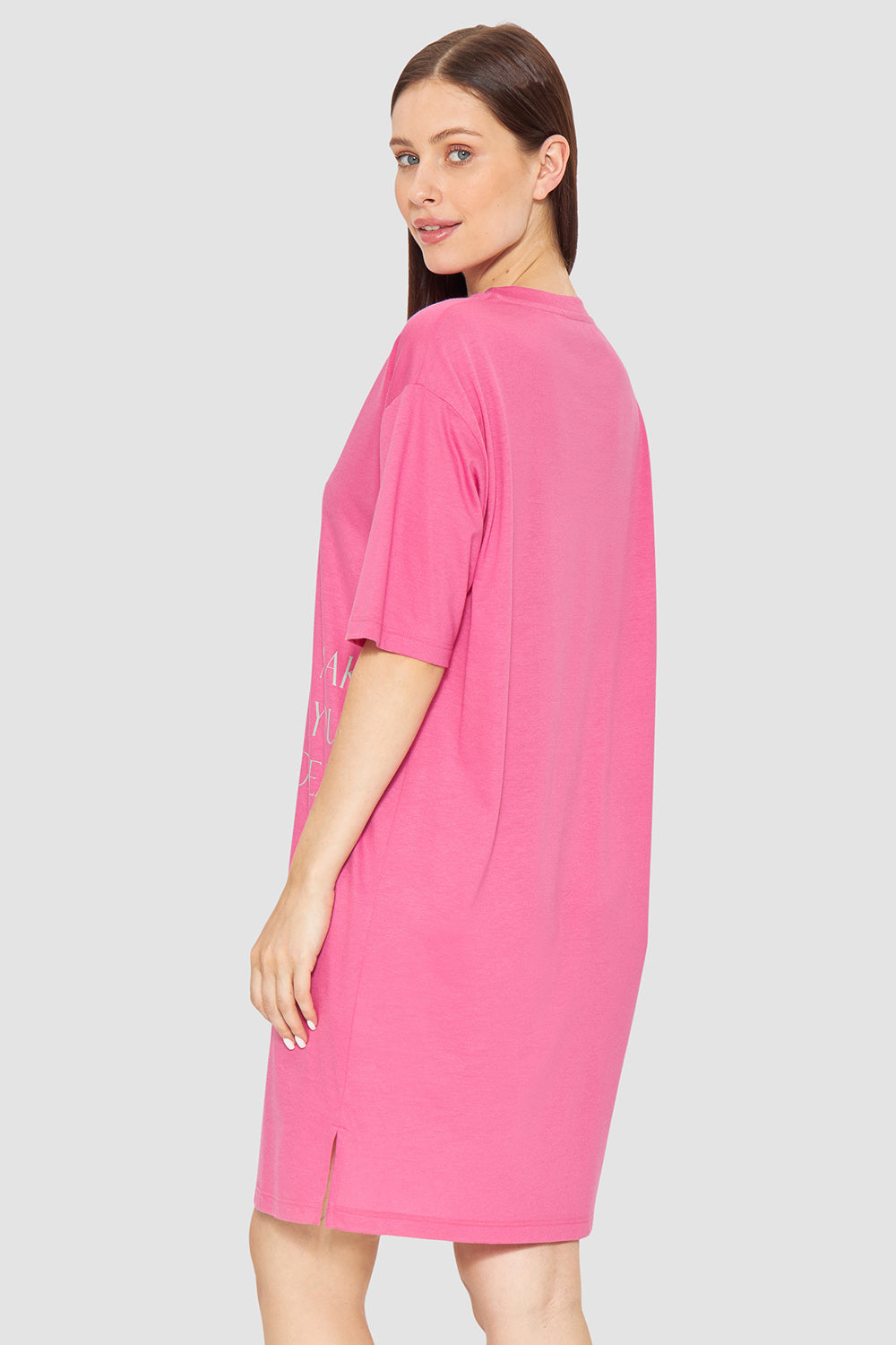 Rückansicht von Rösch Nachthemd Knielang