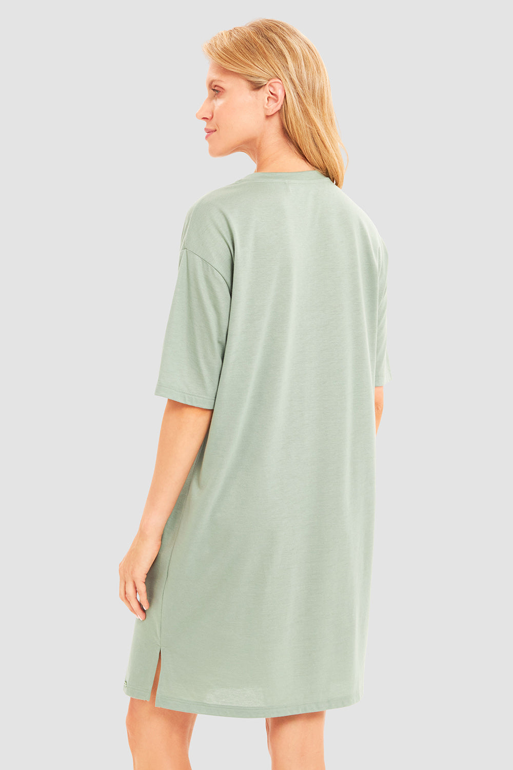 Rückansicht von Rösch Nachthemd Knielang