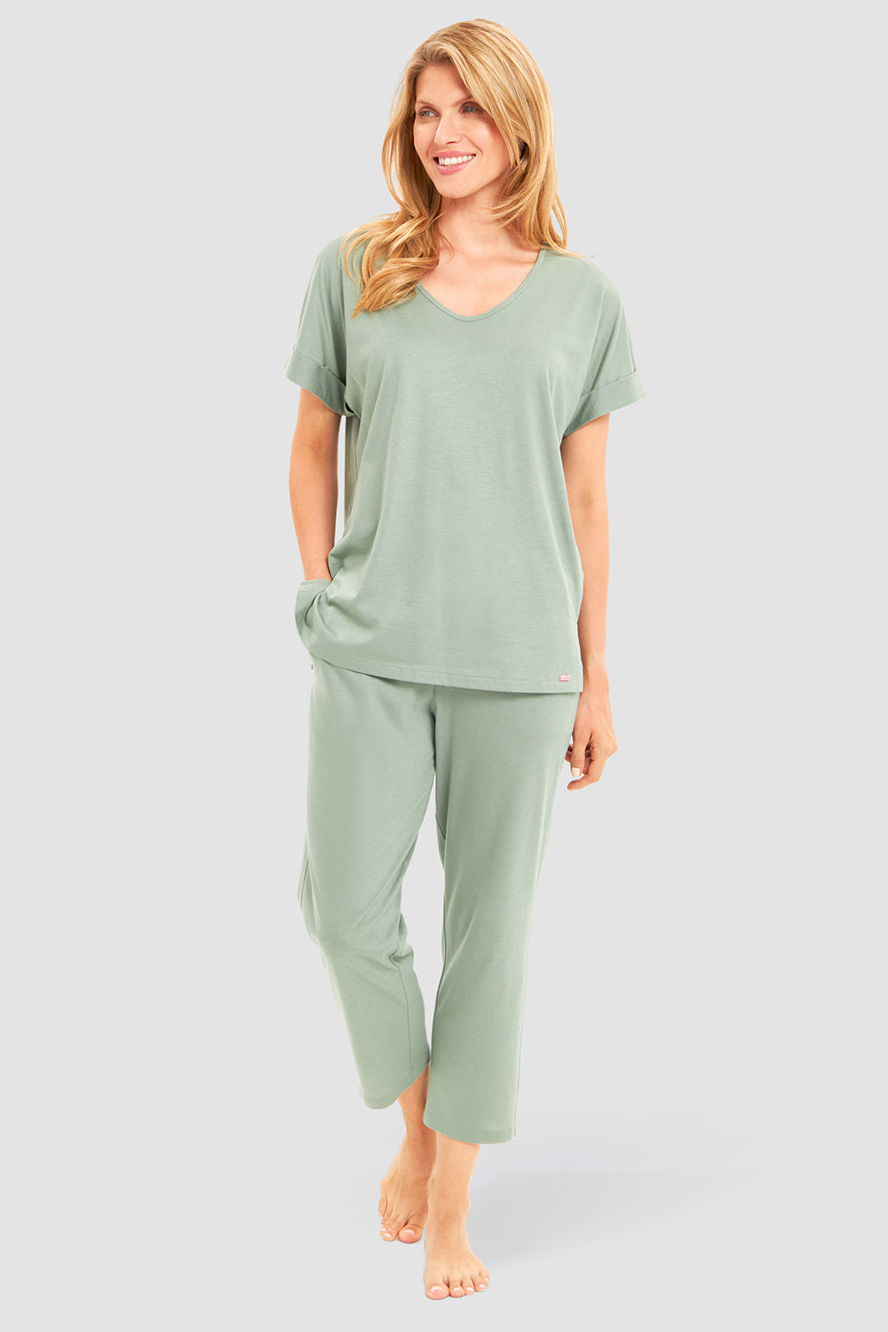 Ganzkörperbild von Rösch 7/8-Hose