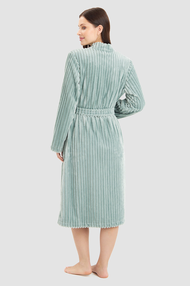 Rückansicht von Rösch Mantel Knielang