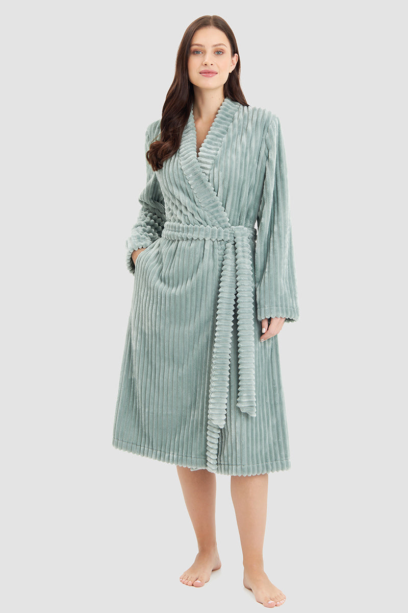 Frontalbild von Rösch Mantel Knielang