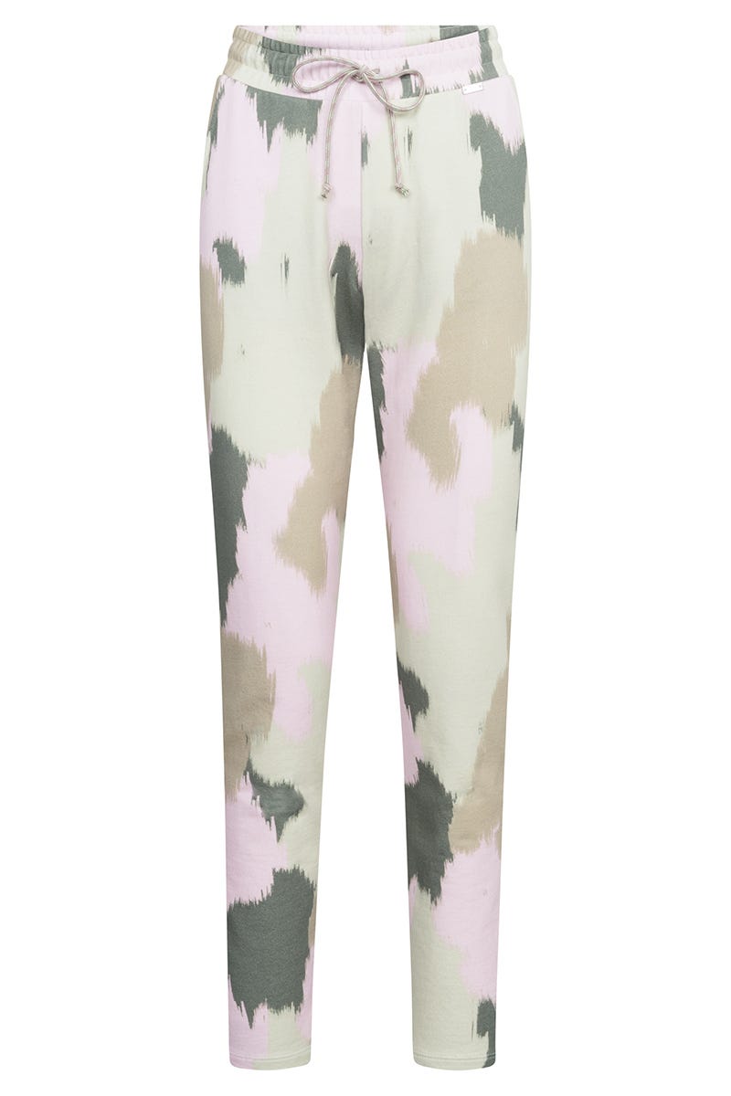 Hollowbild von Sweathose im Camouflage-Druck Yoga Baumwolle/Elasthan