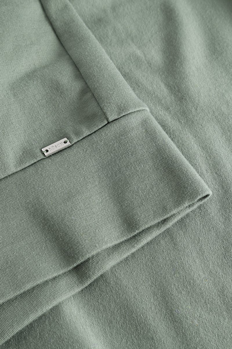 Detailbild 3 von Sweatjacke in Khaki-Grün im College-Style Yoga Baumwolle/Elasthan