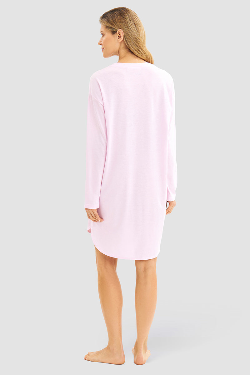 Rückansicht von Rösch Nachthemd Knielang