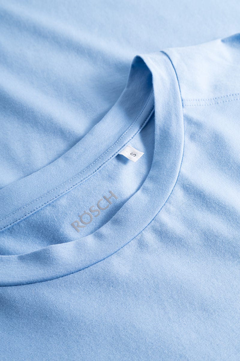 Detailbild 2 von Sport T-Shirt mit überschnittenen Armen Unifarben Yoga Baumwolle/Elasthan