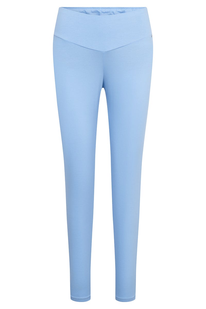 Hollowbild von Sport Leggings Unifarben Baumwolle/Elasthan