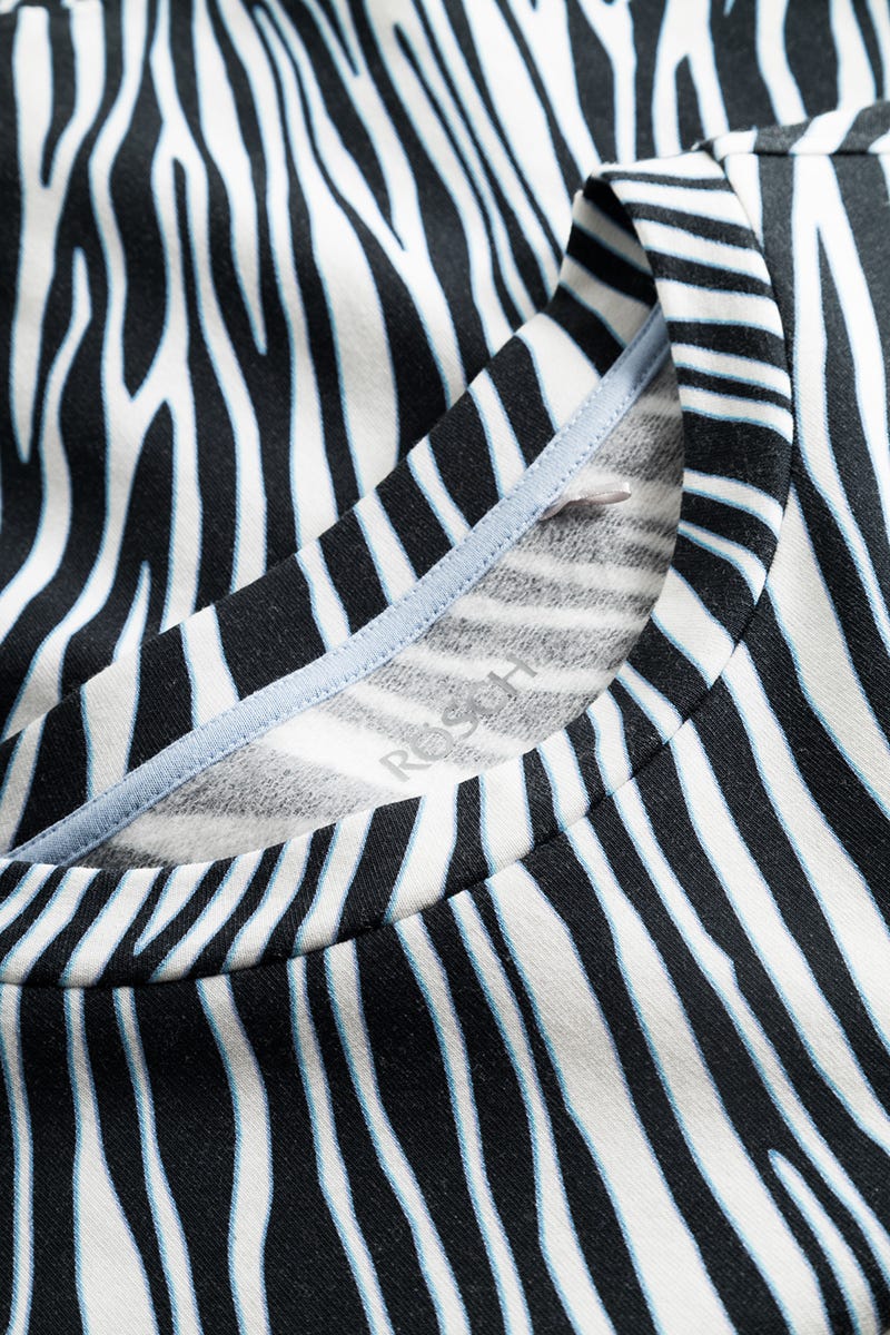 Detailbild 2 von Sweatshirt im Zebra-Druck Animalprint Yoga Baumwolle/Elasthan