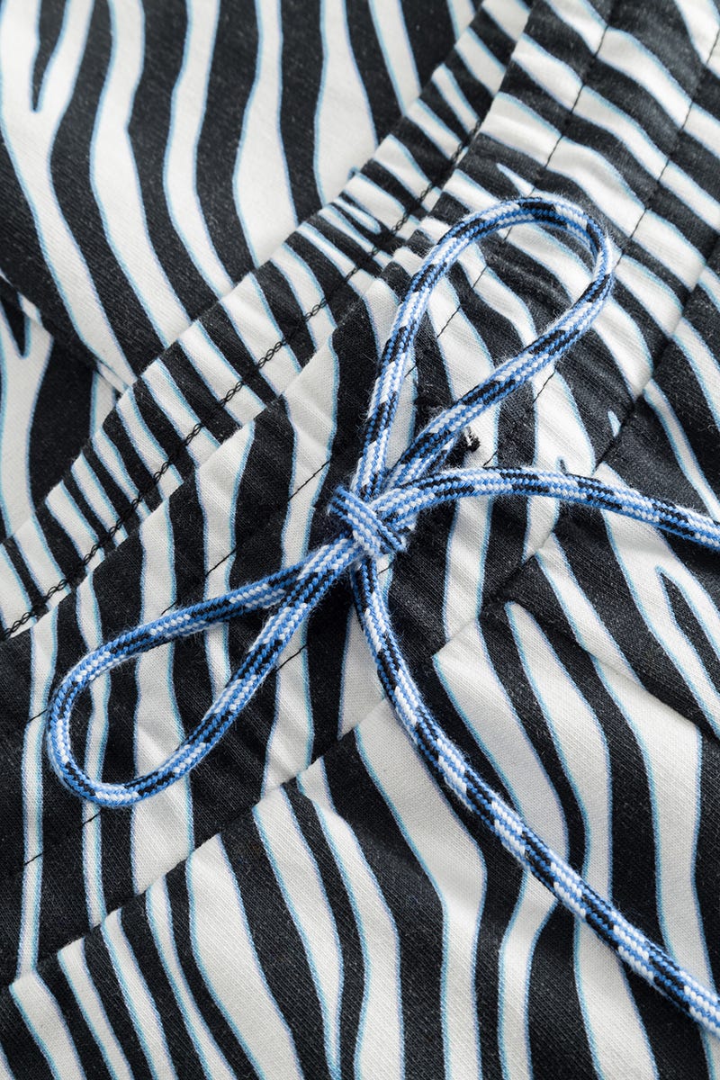 Detailbild 2 von Sweathose im Zebra-Druck Animalprint Yoga Baumwolle/Elasthan