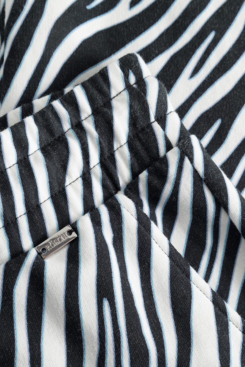 Detailbild 3 von Sweathose im Zebra-Druck Animalprint Yoga Baumwolle/Elasthan