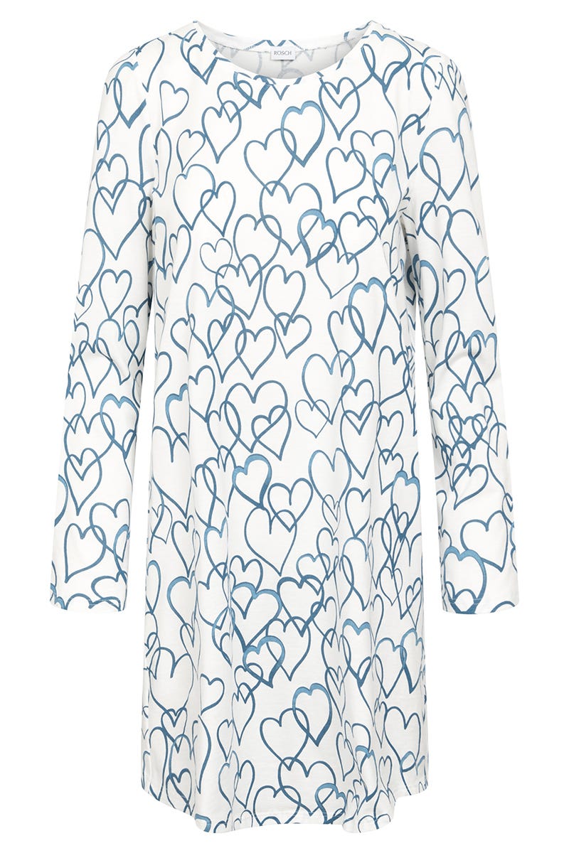 Hollowbild von Nachthemd im Herzen-Druck 100% Baumwolle