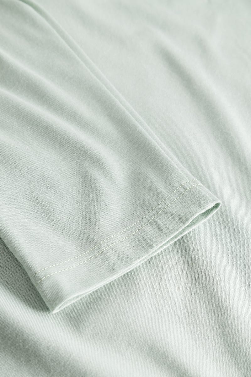 Detailbild 2 von Pyjama mit Batikdruck Mintgrün 100% Baumwolle