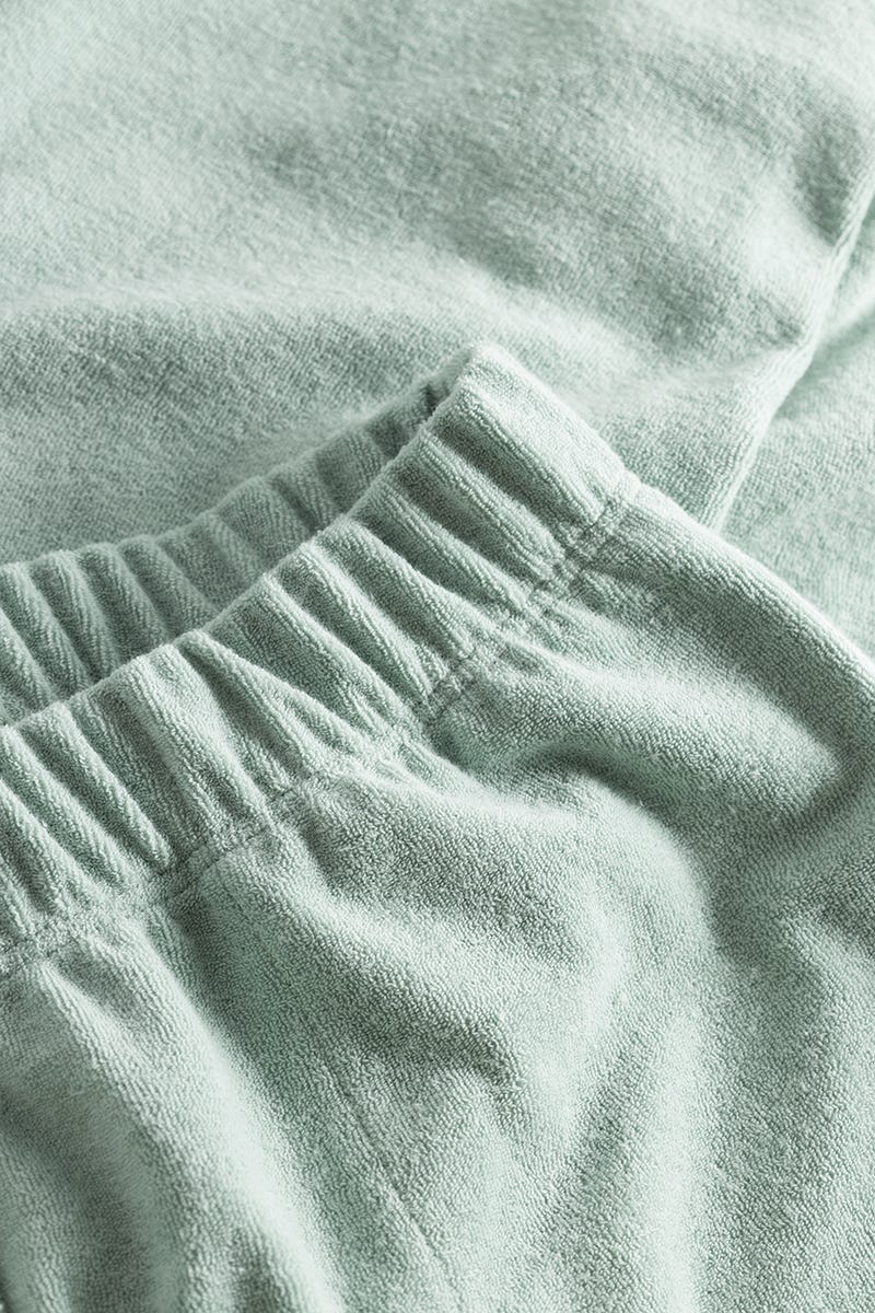 Detailbild 2 von Hausanzug aus Frottee in Mintgrün Baumwolle/Polyester