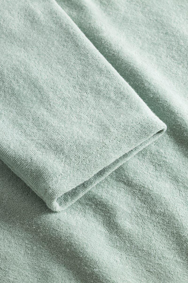 Detailbild 3 von Hausanzug aus Frottee in Mintgrün Baumwolle/Polyester