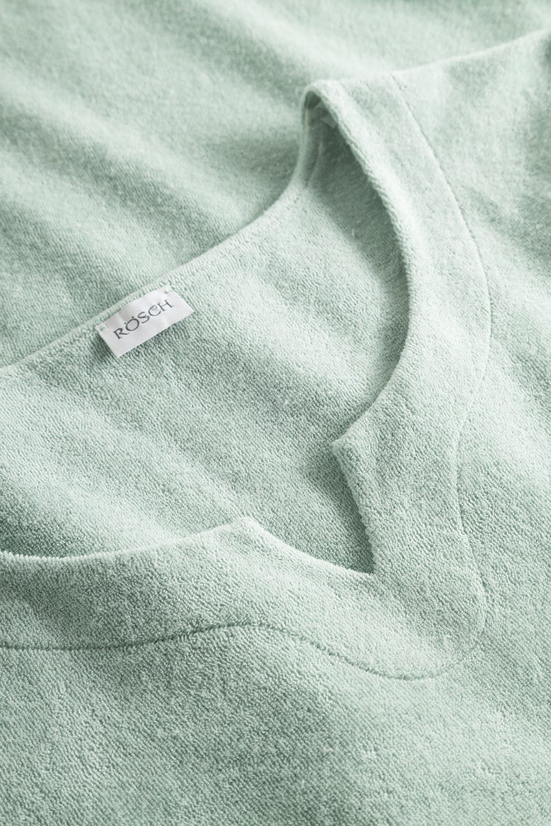 Detailbild 1 von Hauskleid aus Frottee in Mintgrün Baumwolle/Polyester