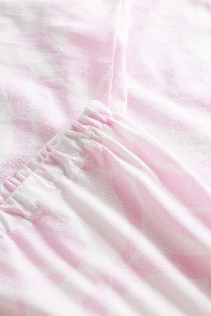 Detailbild 3 von Pyjama im pastelligen Blumendruck 100% Baumwolle