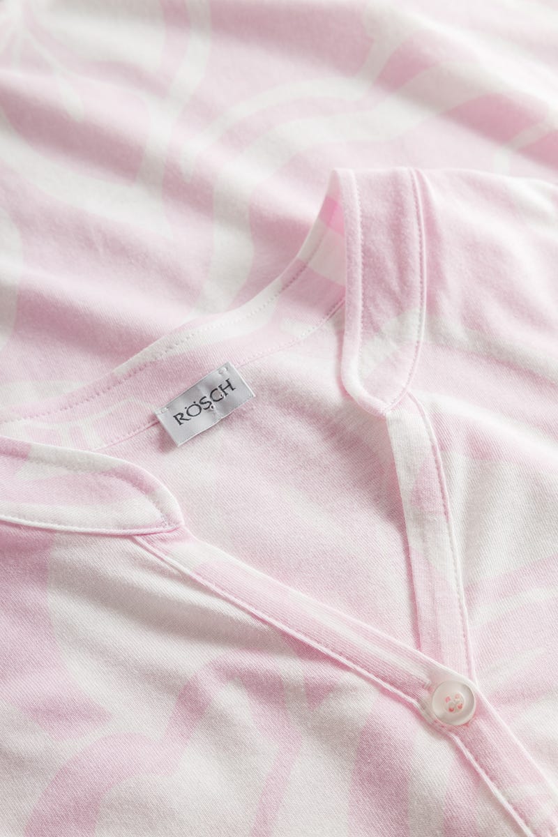 Detailbild 1 von Nachthemd im pastelligen Blumendruck 100% Baumwolle