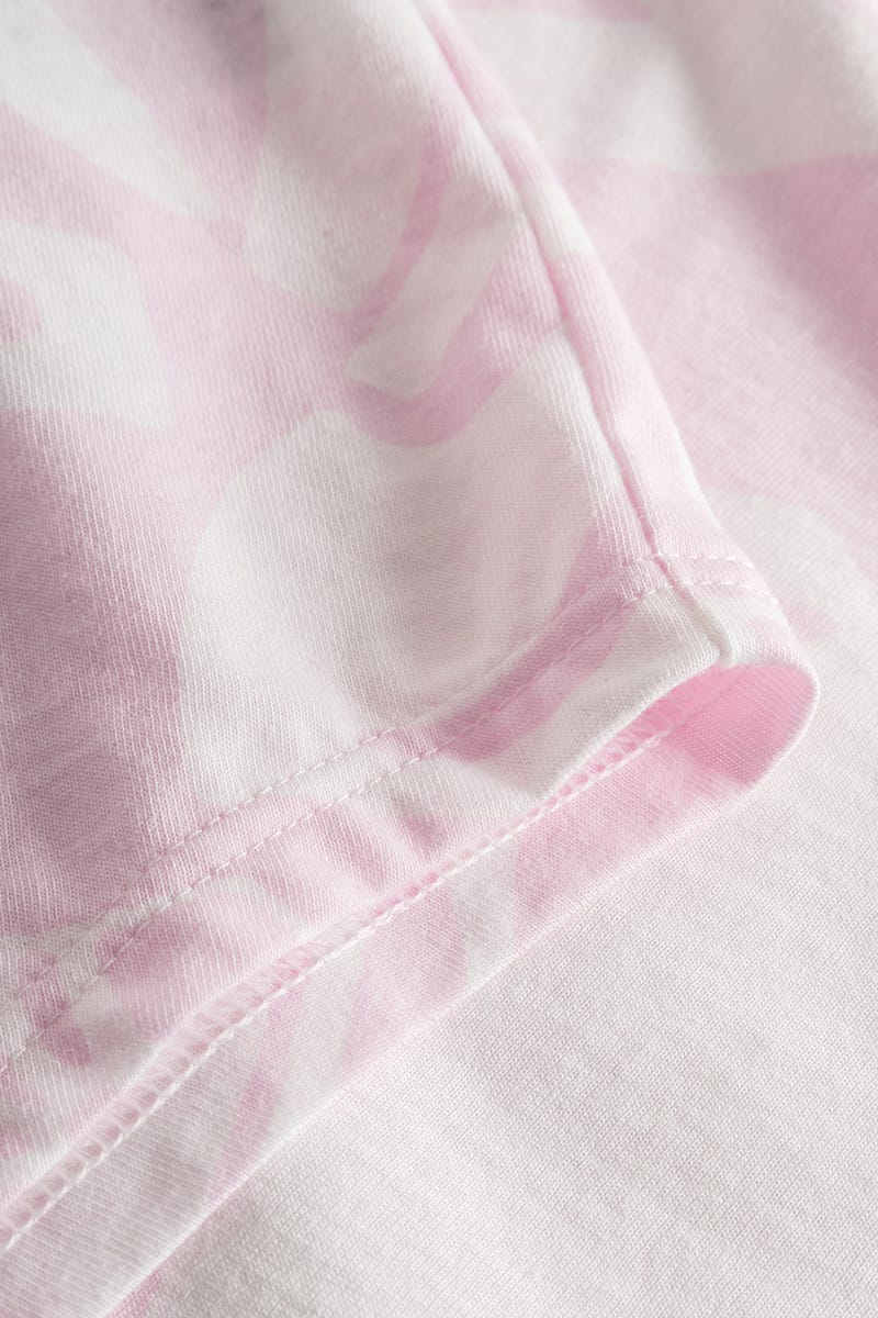 Detailbild 3 von Nachthemd im pastelligen Blumendruck Maxi-Länge 100% Baumwolle