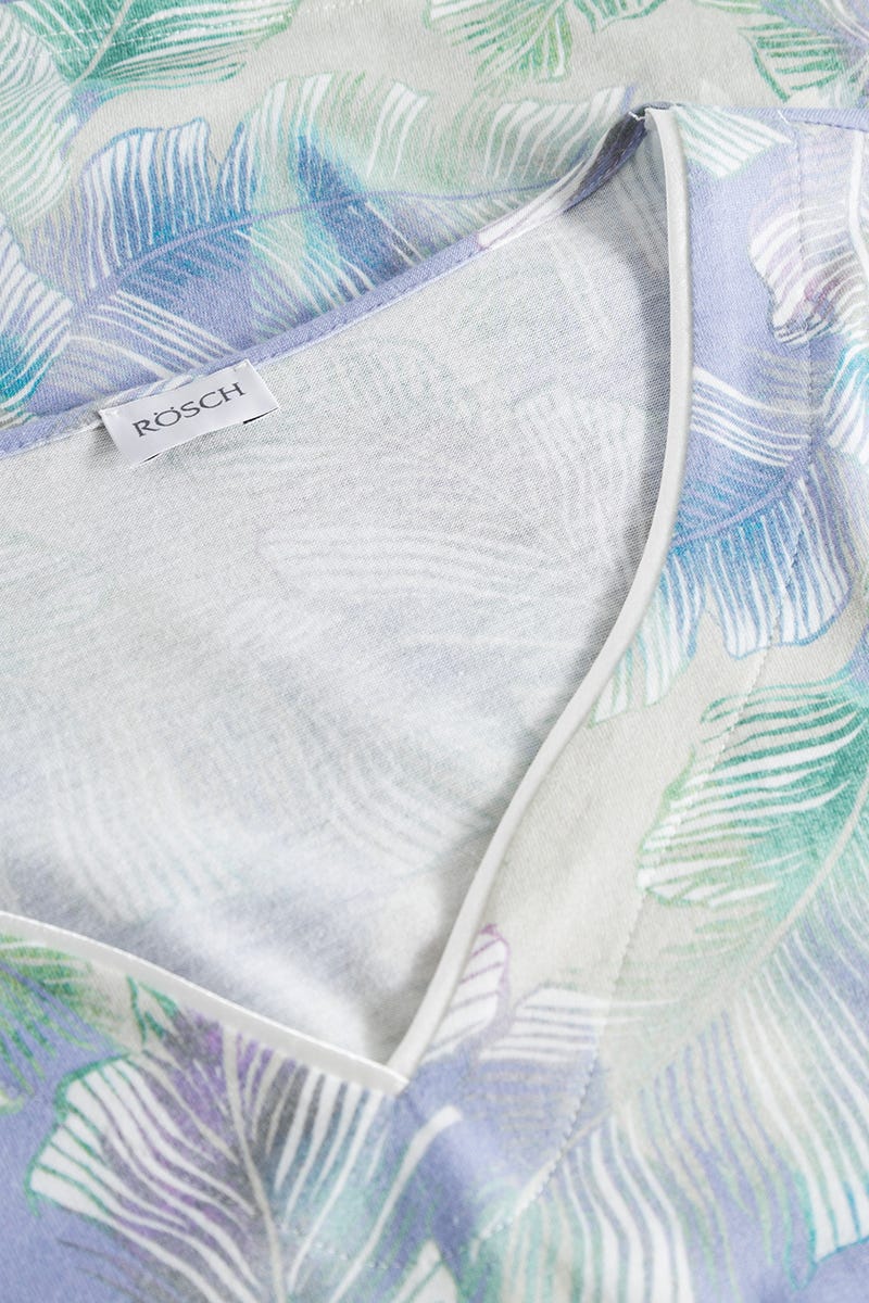 Detailbild 1 von Pyjama im Federdruck Art-Style Baumwolle/Modal