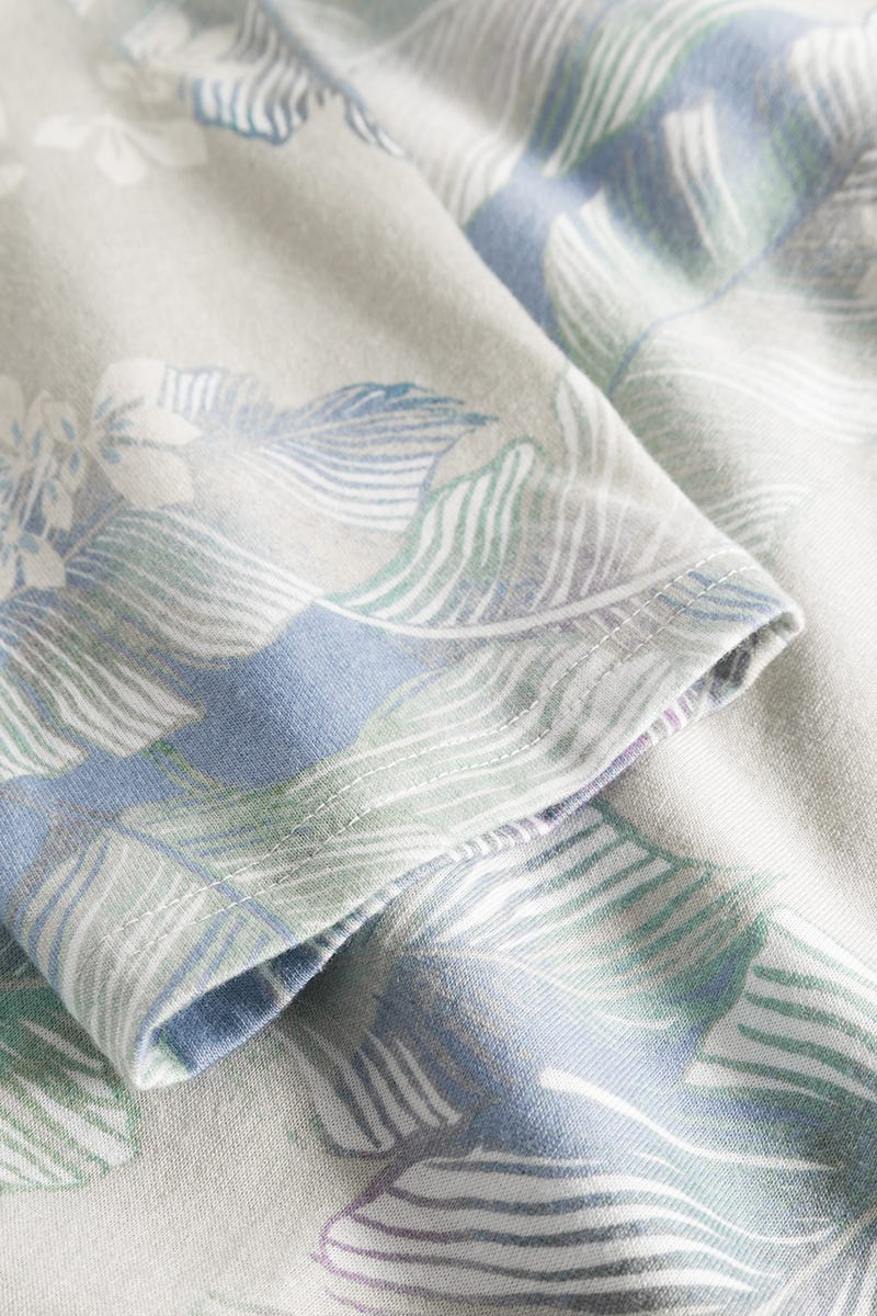 Detailbild 2 von Nachthemd im Federdruck Art-Style Baumwolle/Modal