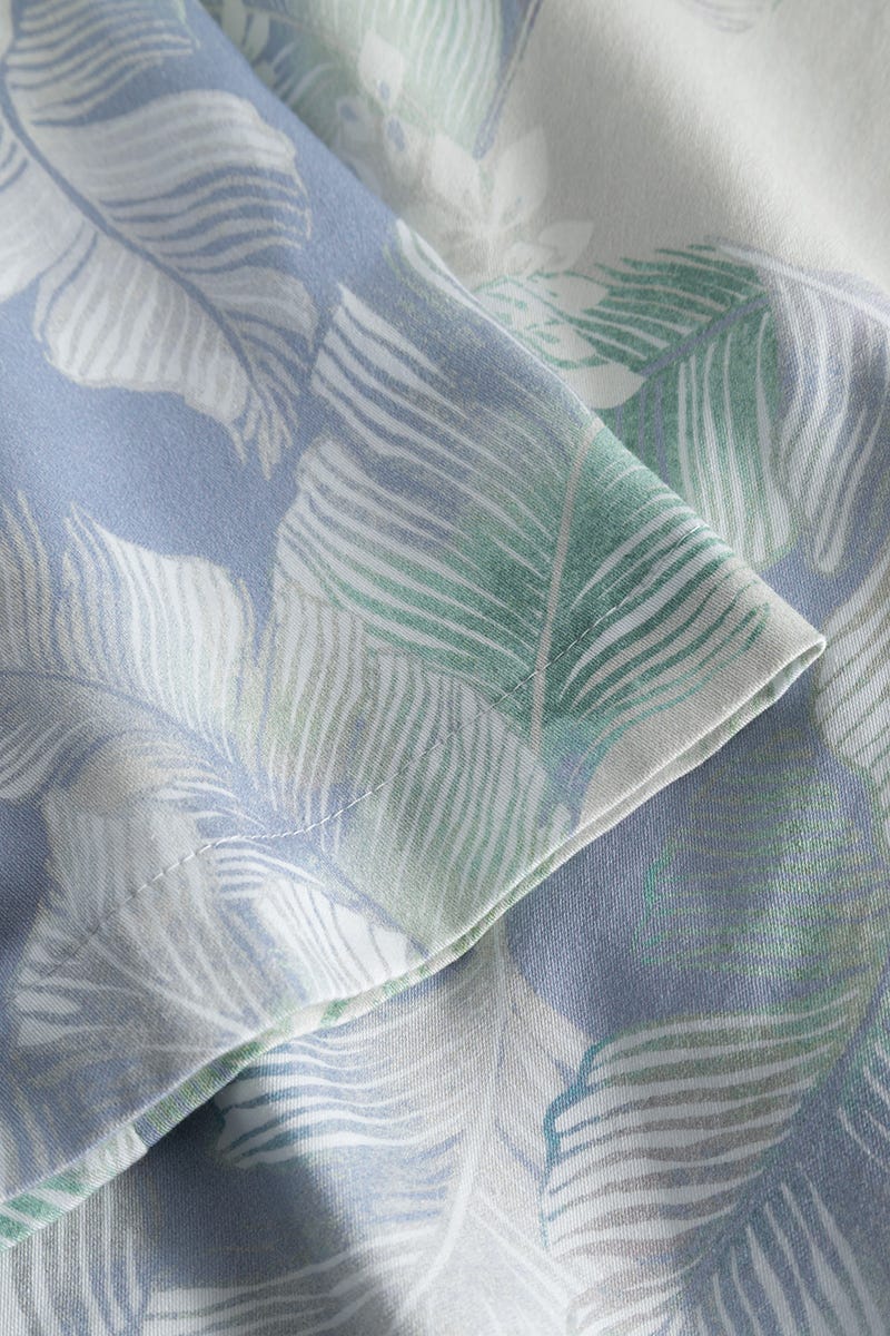 Detailbild 3 von Morgenmantel im Federdruck Art-Style Baumwolle/Modal