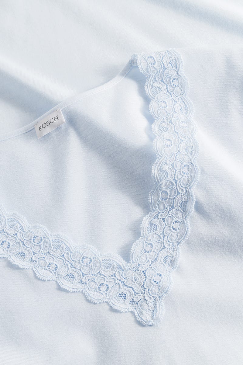 Detailbild 1 von Nachthemd mit Spitzendetails Baumwolle/Modal