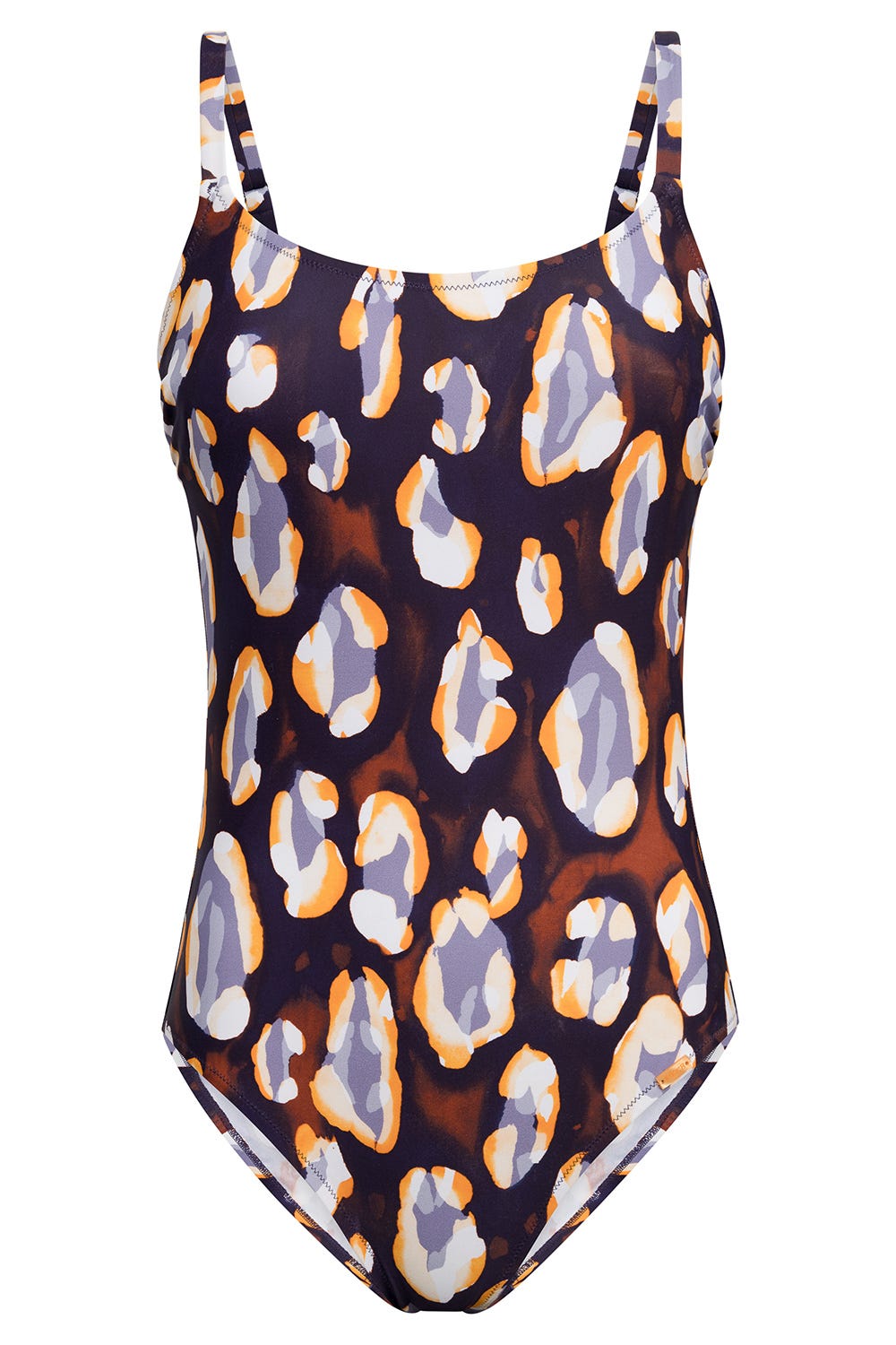 Hollowbild von Badeanzug Bügel im Tupfendruck Modern Leo