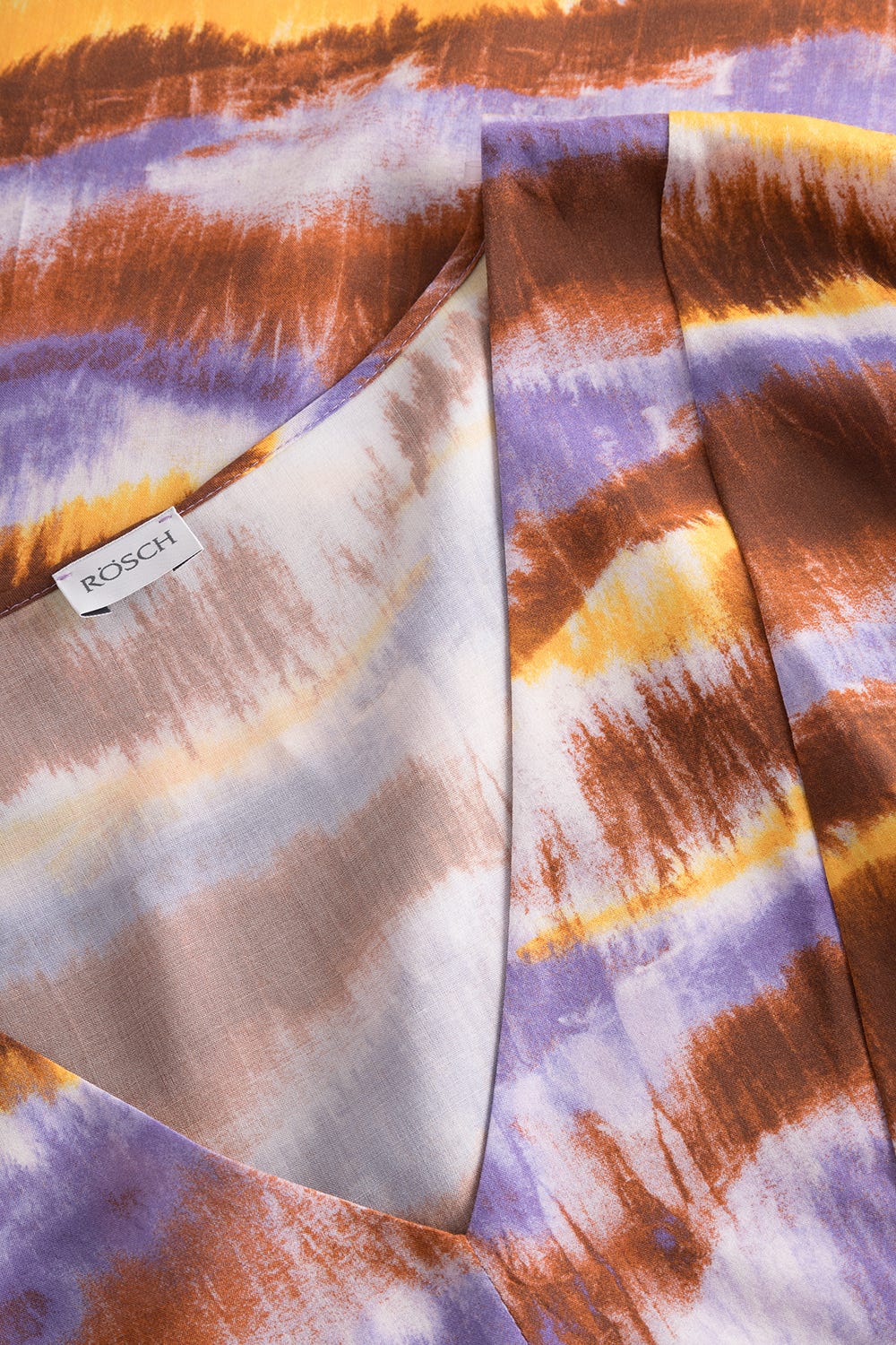 Detailbild 1 von Tunika im Batikdruck moderne Streifen im Webdruck 100% Viskose