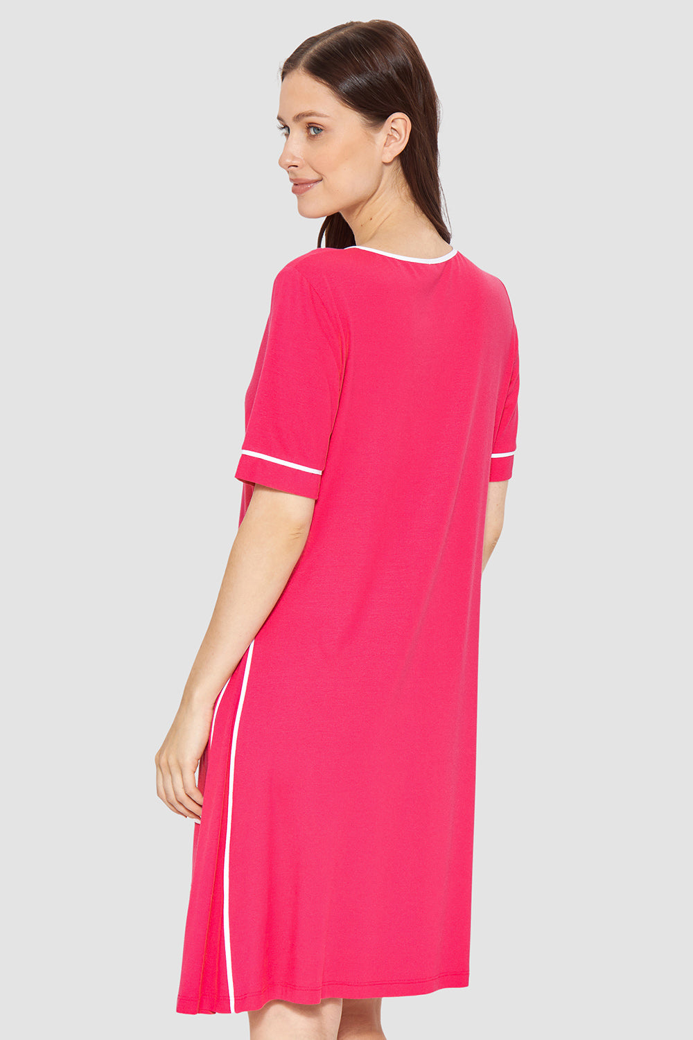 Rückansicht von Rösch Strandkleid Knielang