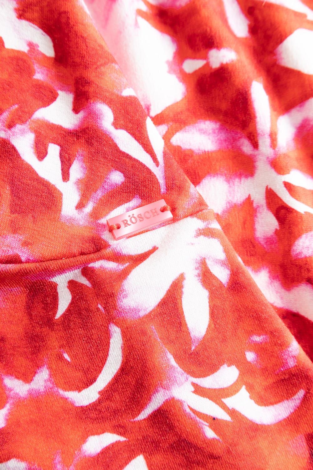 Detailbild 2 von Strandkleid Ärmellos im Ornament-Druck Rot-Weiß Knot-Optik