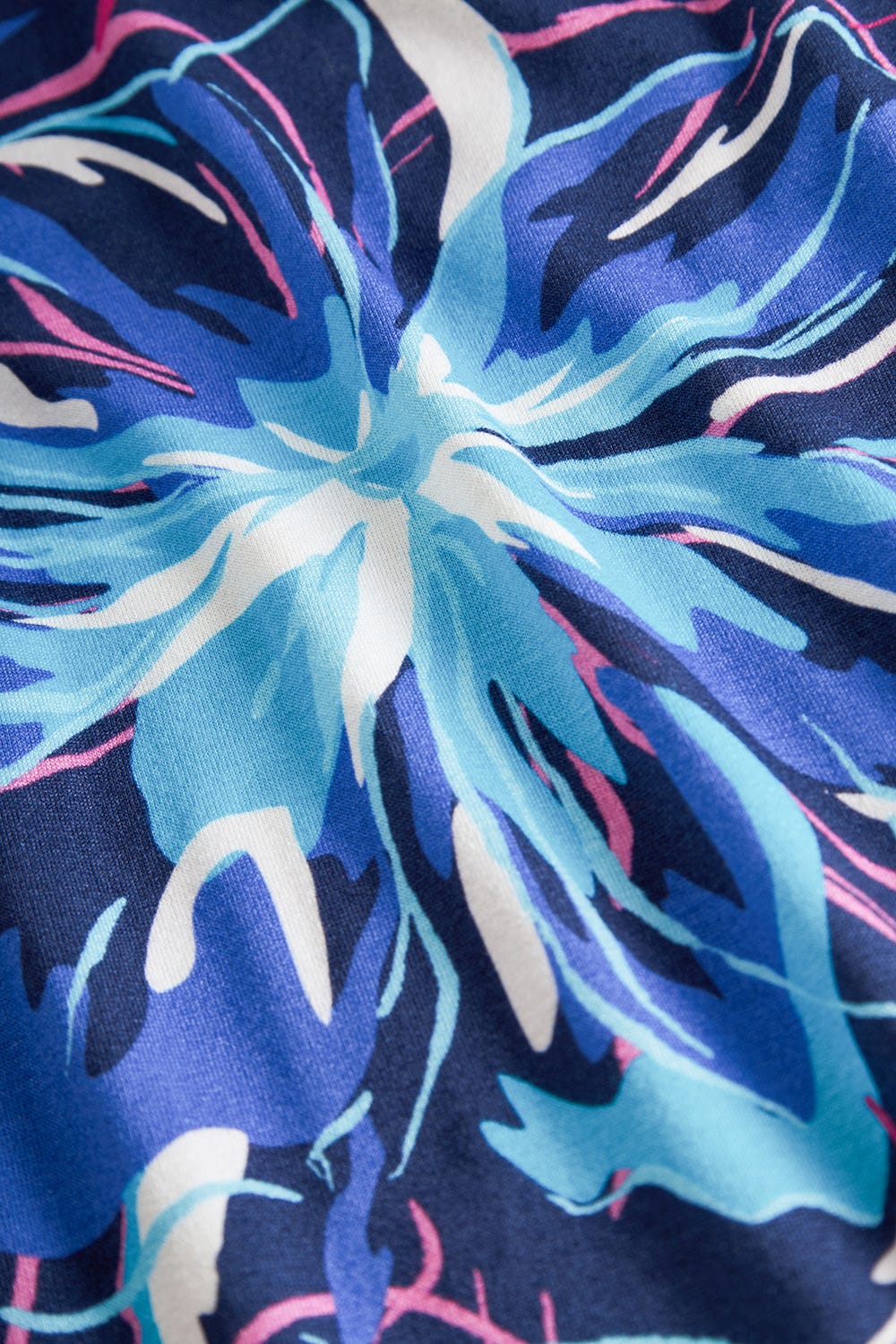 Detailbild 3 von Strandkleid Ärmellos im Blumendruck Neonfarben Baumwolle/Elasthan
