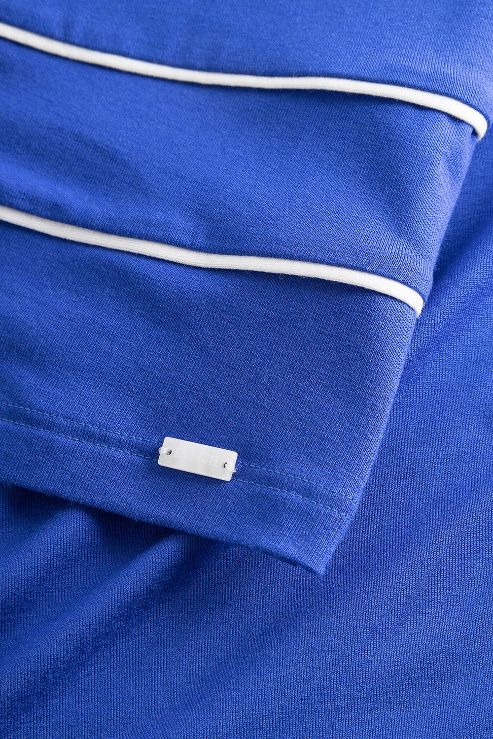 Detailbild 2 von Strandkleid Ärmellos mit Kontrast-Paspeln Neon-Blau