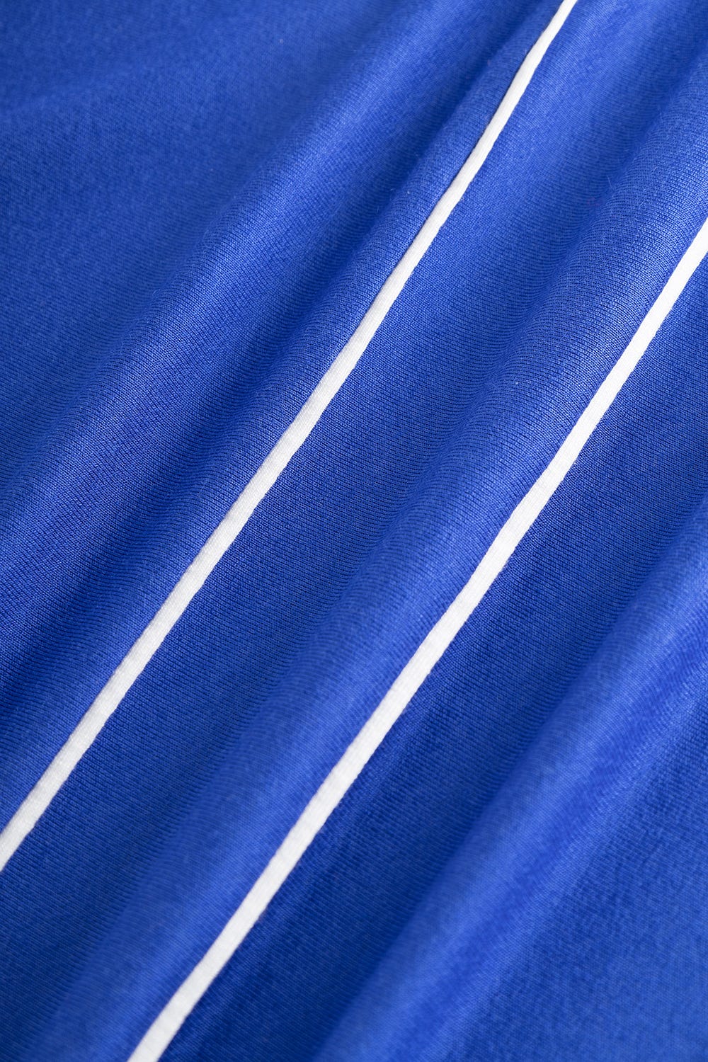 Detailbild 2 von Strandkleid Kurzarm mit Kontrast-Paspeln Neon-Blau