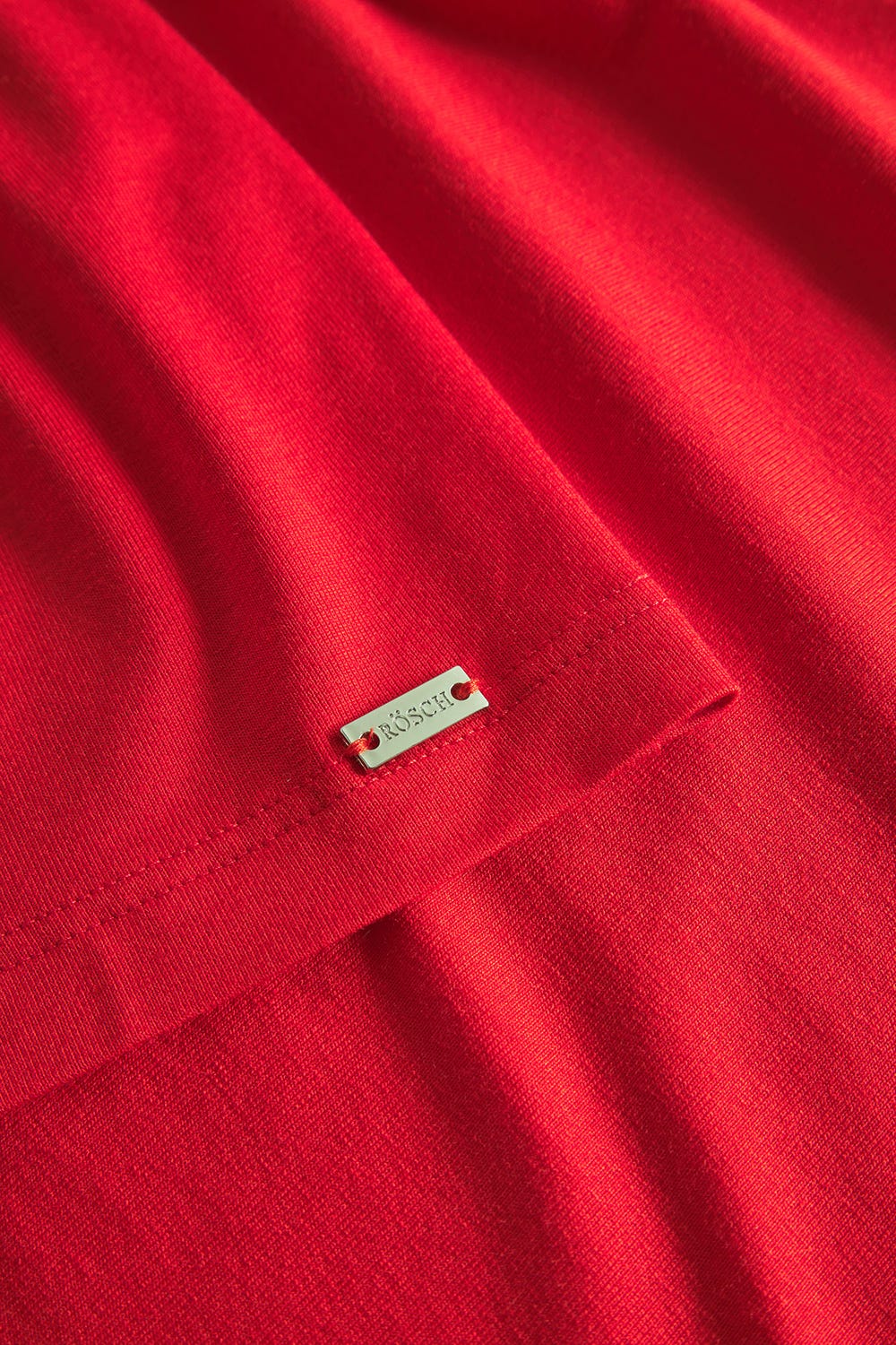 Detailbild 2 von Strandkleid Ärmellos mit welligem Saum in Rot Viskose/Elasthan