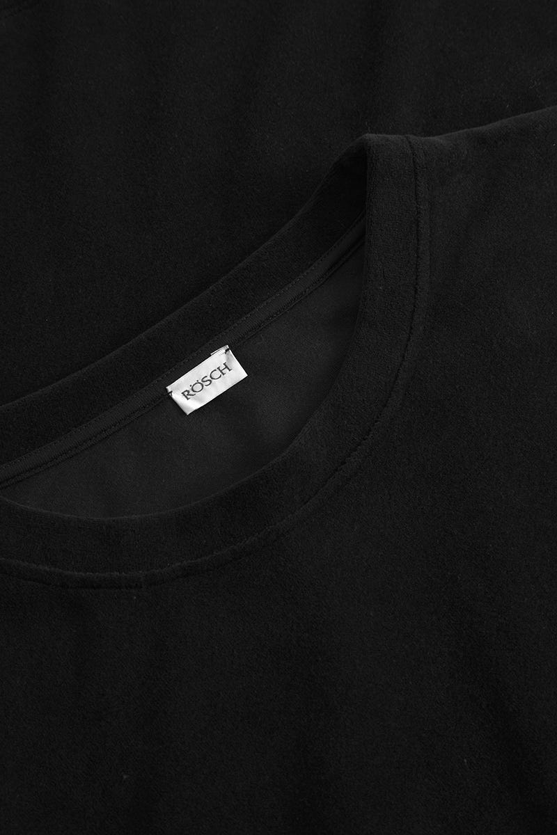 Detailbild 1 von Nicki-Hausanzug mit Seitenstreifen in Silber-Lurex Baumwolle/Polyester