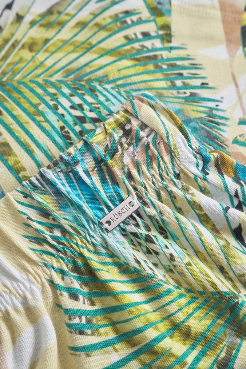 Detailbild 2 von Shorts im exotischen Palmendruck Baumwolle/Elasthan