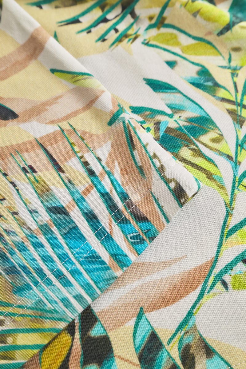 Detailbild 3 von Shorts im exotischen Palmendruck Baumwolle/Elasthan