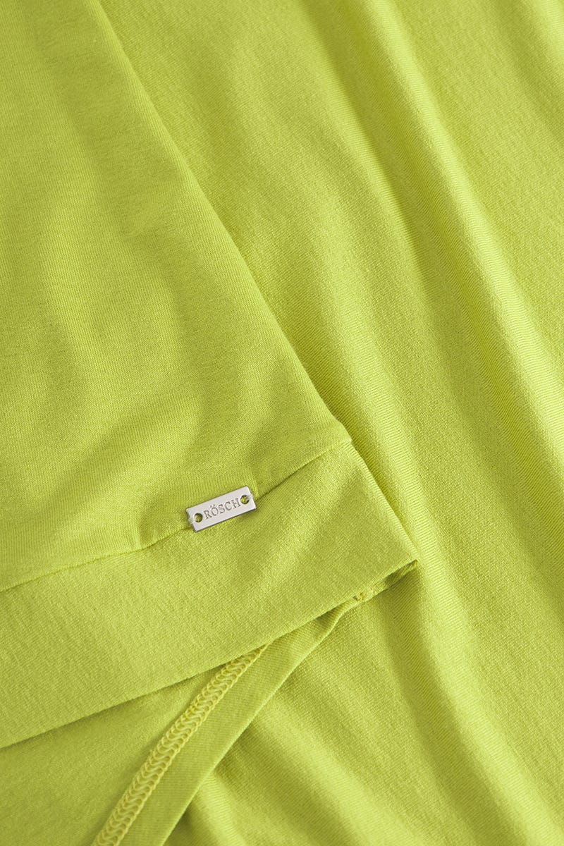 Detailbild 3 von T-Shirt mit Knoten-Detail sportiver Look Viskose/Elasthan