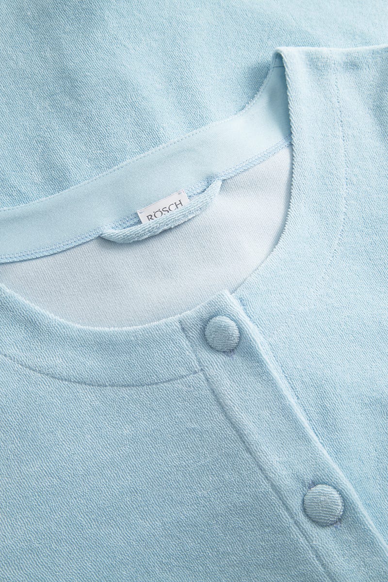 Detailbild 1 von Hausmantel aus Frottee mit Knopfleiste Baumwolle/Polyester