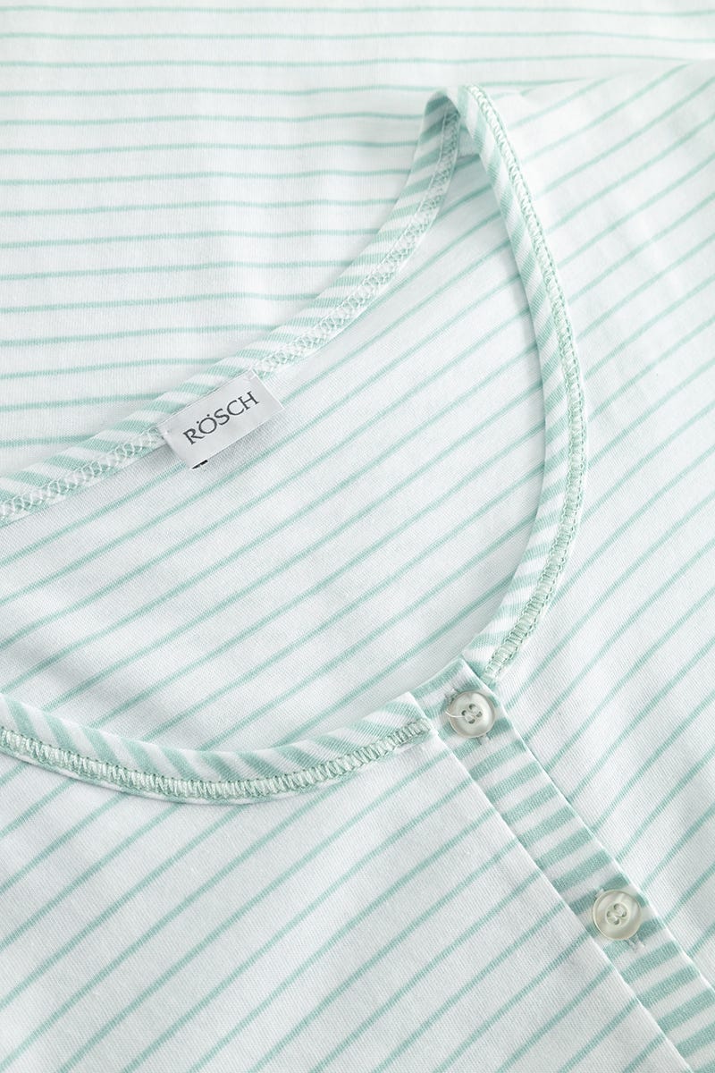 Detailbild 1 von Pyjama im Ringeldruck 100% Baumwolle