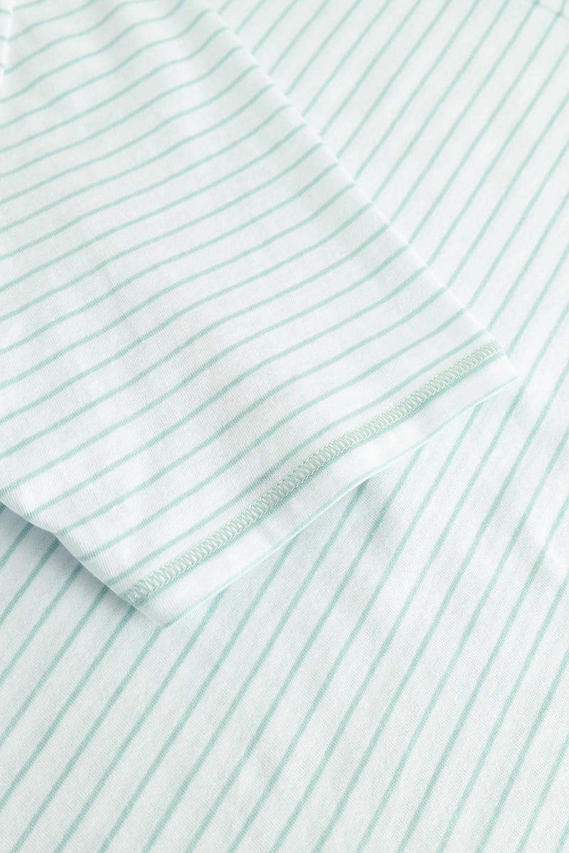 Detailbild 2 von Pyjama im Ringeldruck 100% Baumwolle