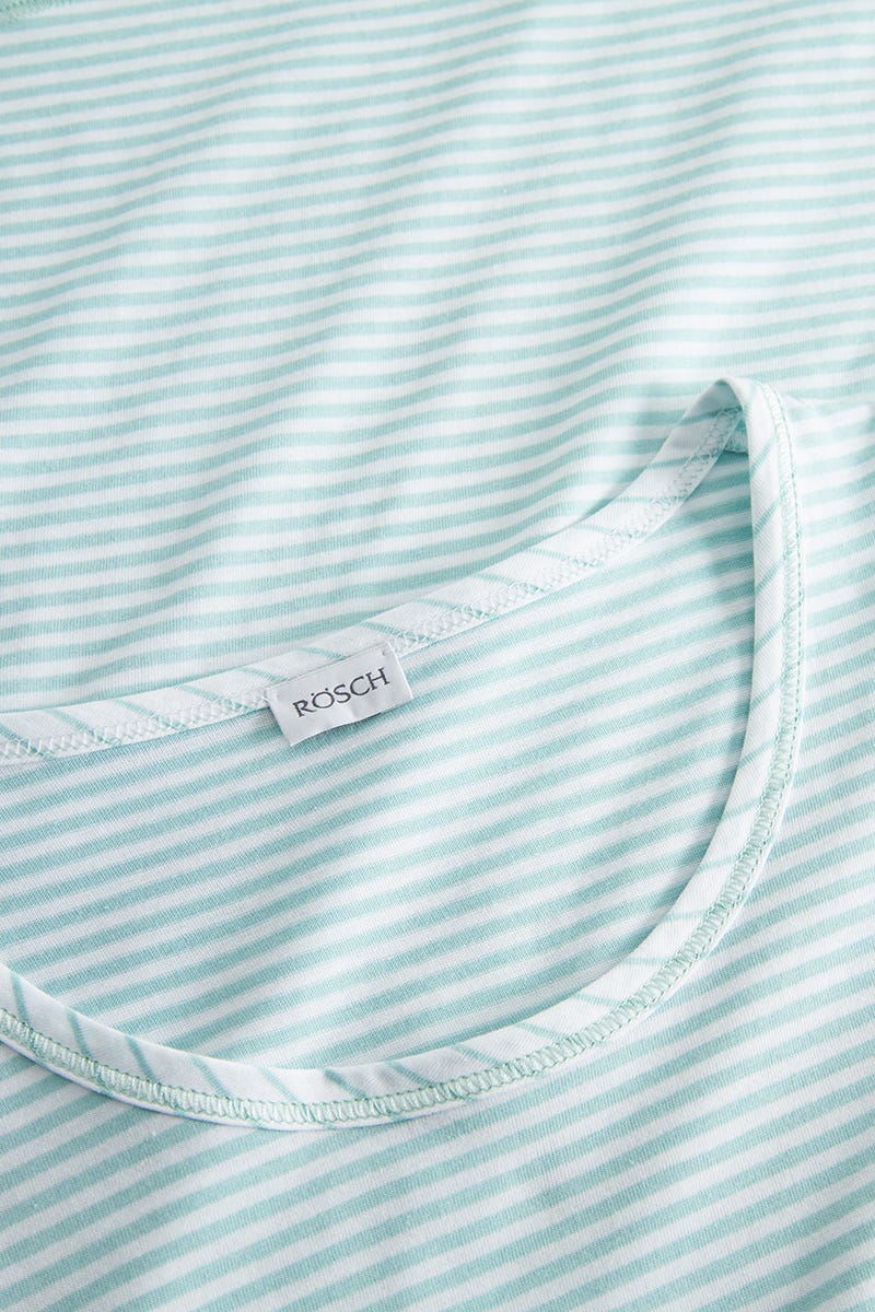 Detailbild 1 von Pyjama mit Bermuda im Ringeldruck 100% Baumwolle