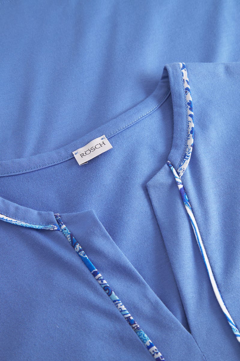 Detailbild 1 von Pyjama mit Paisley-Druck im Tunika-Stil Baumwolle/Modal