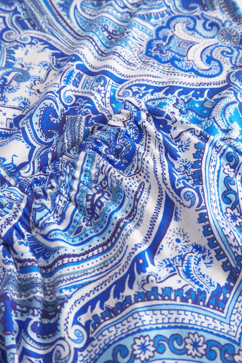 Detailbild 3 von Pyjama mit Paisley-Druck im Tunika-Stil Baumwolle/Modal