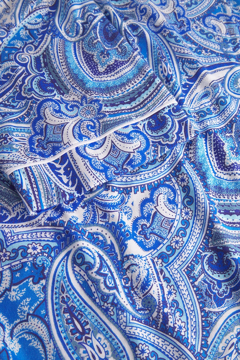 Detailbild 3 von Nachthemd im Paisley-Druck im Tunika-Stil Baumwolle/Modal